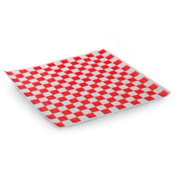 RED AND WHITE CHECKERED PAPER 12