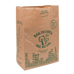 PETIT SAC EN PAPIER POUR RÉSIDUS DE CUISINE 12
