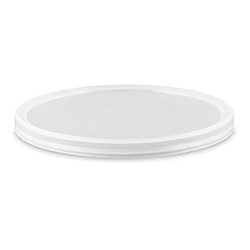 ROUND WHITE PLASTIC LID FOR PAIL