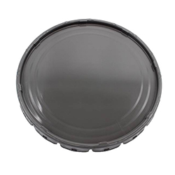 ROUND GREY METAL LID FOR PAIL