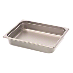 STAINLESS STEEL PAN HALF SIZE 18/8 6