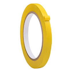 RUBAN VINYLE JAUNE 9MM X 165M