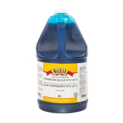 SIROP POUR BARBOTINE FRAMBOISE BLEUE 4L