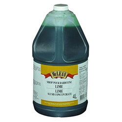 SIROP POUR BARBOTINE LIME 4L