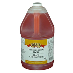 SLUSH SYRUP PEACH 4L