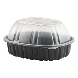 COMBO ROASTER BLACK BASE WITH CLEAR LID