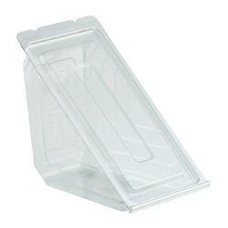 HINGED LID CONTAINER FOR SANDWICH