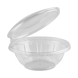 ROUND TAMPER EVIDENT CLEAR HINGED BOWL 7