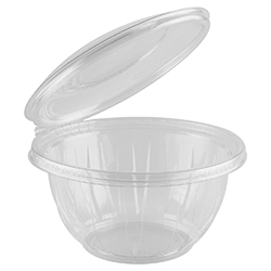 ROUND TAMPER EVIDENT CLEAR HINGED BOWL 7