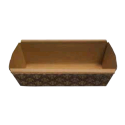 RECTANGULAR CARDBOARD COOKING MOLD 150 X 65 X H50 MM