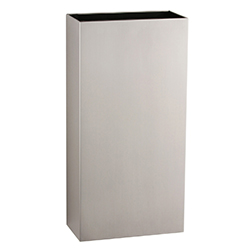 STAINLESS STEEL SURFACE MOUNTED WASTE RECEPTACLE 23L