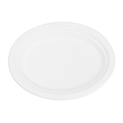 BAGASSE OVAL PLATE 6.5