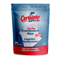 RECHANGE LINGETTES DÉSINFECTANTES POCHETTE PORTABLE 6.7