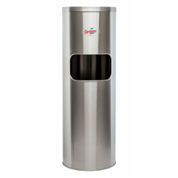 STAINLESS STEEL FLOOR STAND WITH GARBAGE CONTAINER