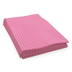 FOOD SERVICE TOWEL PINK/RED 12