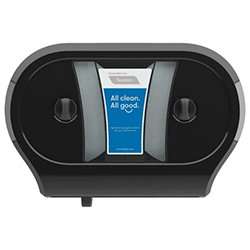 TWIN JRT BATHROOM TISSUE DISPENSER BLACK