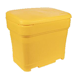 CONTENANT EN PLASTIQUE POUR L'ENTREPOSAGE 10 PC JAUNE