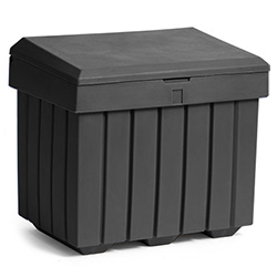 MULTIPURPOSE PLASTIC STORAGE BIN 10 CF GREY