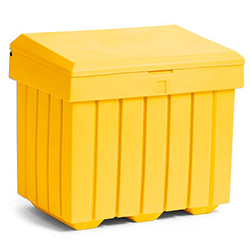 CONTENANT EN PLASTIQUE POUR L'ENTREPOSAGE 10 PC JAUNE