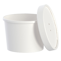 COMBO CARTON DOUBLÉ CIRÉ BLANC 12 OZ