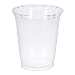 VERRE PLASTIQUE CLAIR 12 OZ