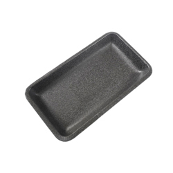 BLACK STYROFOAM TRAY NO.10P
