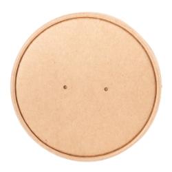 ROUND KRAFT LID FOR PAPER CONTAINER 8-16OZ