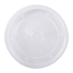 ROUND PLASTIC LID FOR KRAFT PAPER CONTAINER 118 MM