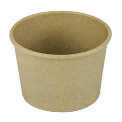 ROUND KRAFT PAPER CONTAINER 4 OZ 76 MM