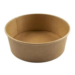 BOL ROND EN CARTON BRUN 44 OZ 185 MM