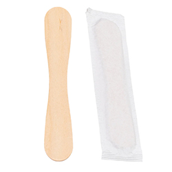 INDIVIDUALLY WRAPPED WOOD TASTING SPOON 3