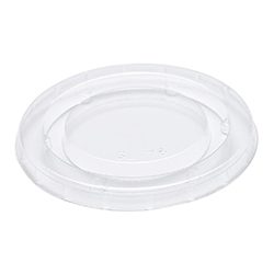 COUVERCLE CLAIR POUR CONTENANT PORTION EN CARTON 2 OZ