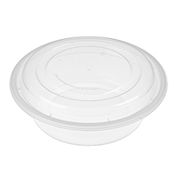 CLEAR COMBO ROUND CONTAINER WITH DOME LID 7