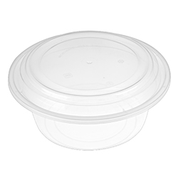 CLEAR COMBO ROUND CONTAINER WITH DOME LID 7
