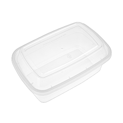 COMBO RECTANGULAR CONTAINER CLEAR LID 24OZ