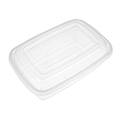 COMBO RECTANGULAR CONTAINER CLEAR LID 28OZ