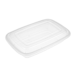 COMBO RECTANGULAR CONTAINER CLEAR LID 38OZ