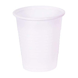 VERRE EN PLASTIQUE BLANC 5 OZ