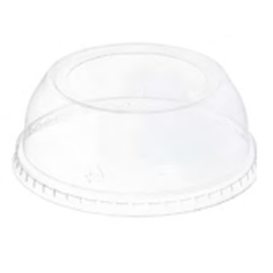 CLEAR DOME LID WITH WIDE HOLE FOR CUP 98MM