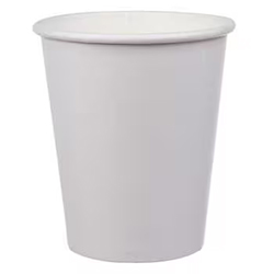 WHITE COLD CUP BEVERAGE 8OZ 80MM