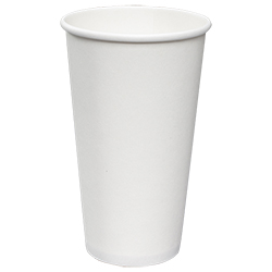 WHITE HOT CUP BEVERAGE 20OZ 90MM