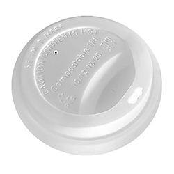 COUVERCLE DÔME COMPOSTABLE POUR VERRE 90 MM