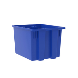 STACK AND NEST TOTE CONTAINER BLUE