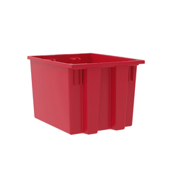 STACK AND NEST TOTE CONTAINER RED