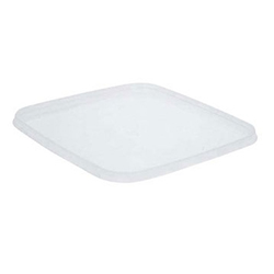 SQUARE TAMPERPROOF CLEAR LID 105 MM