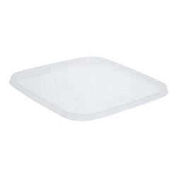 SQUARE TAMPERPROOF CLEAR LID 153 MM