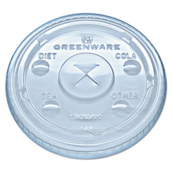 CLEAR PLASTIC LID WITH SLOT