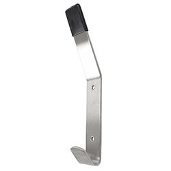STAINLESS STEEL COAT HOOK WITH RUBBER BUMBER