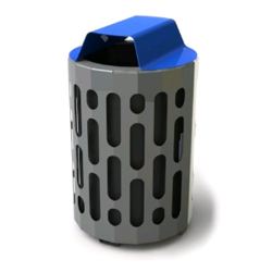 BLUE STEEL STINGRAY RECEPTACLE 160L