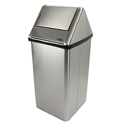 POUBELLE EN ACIER INOX 80L